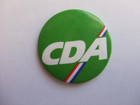 CDA politiek button